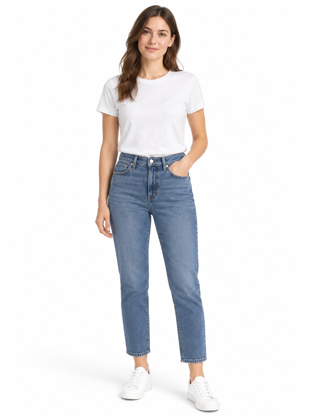 Madewell The Perfect Vintage Jeans Size 27 High Rise Straight Ankle